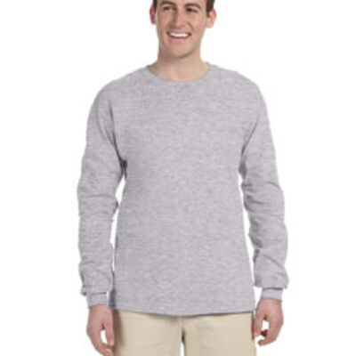 Adult Ultra Cotton® 6 oz. Long-Sleeve T-Shirt Thumbnail