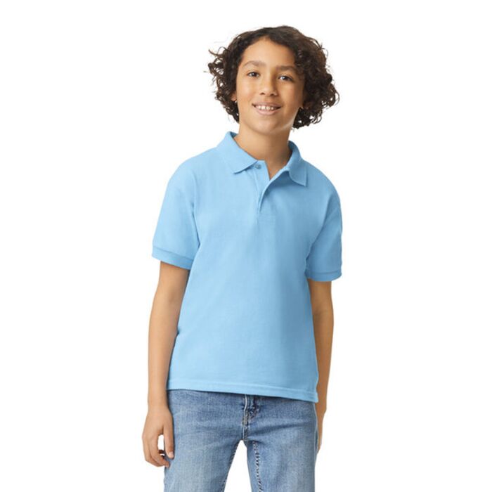 Youth Gildan 6 oz., 50/50 Blend Jersey Polo (Style G880B) Thumbnail